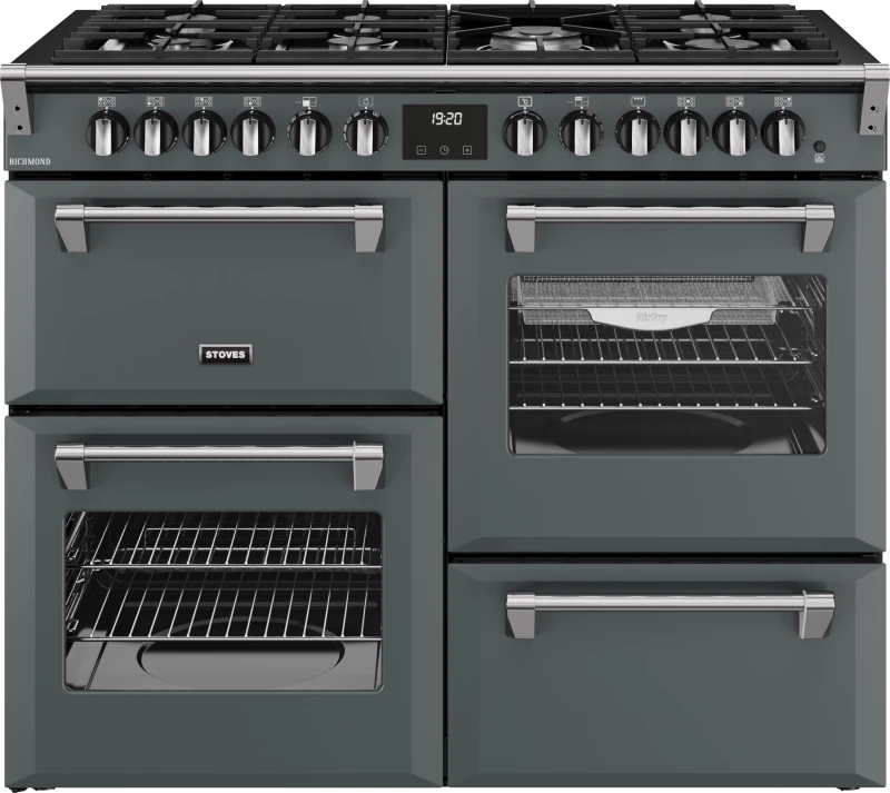 Image of Stoves Richmond 110cm Dual Fuel Range Cooker - Anthracite 444411861 Anthracite