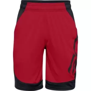 Image of Under Armour Curry Basketball Shorts Junior Boys - Red
