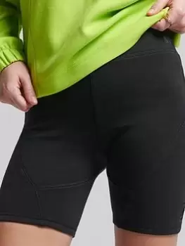 Image of Superdry Code Tech Cycling Short - Black, Size 8, Women