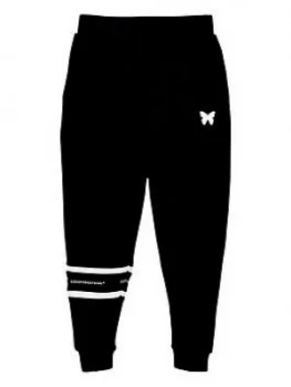 Image of Good For Nothing Boys Taped Joggers - Black