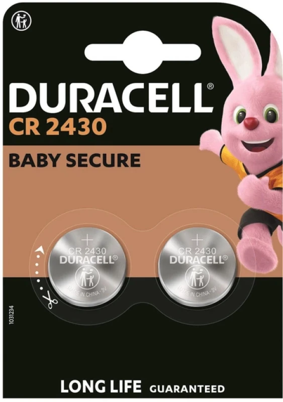 Image of Duracell Duracell Button cell CR 2430 3 V 2 pc(s) 300 mAh Lithium DL2430 KDDL2430B2