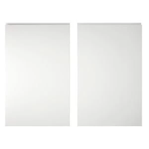 Image of Cooke Lewis Appleby High Gloss White Larder door W600mm Set of 2