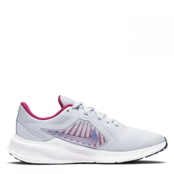 Image of Nike Downshifter 10 Trainers Junior Girls - Grey/Purple