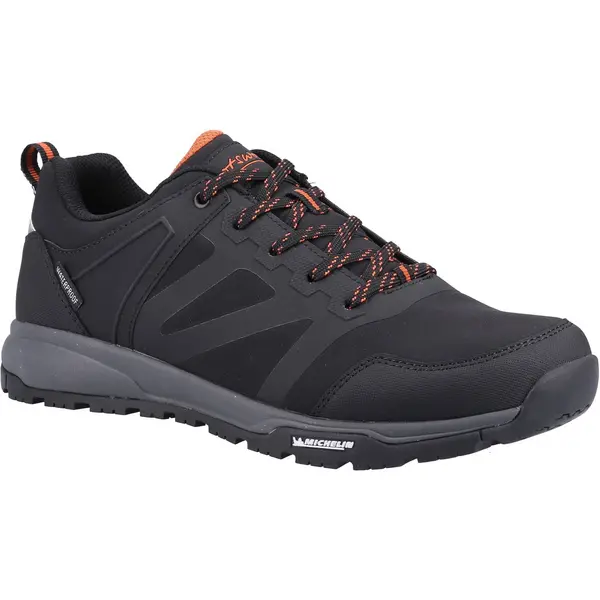 Image of Cotswold Mens Kingham Low Waterproof Walking Hiking Shoes Trainers - UK 12 Black male GDE2703BLK12