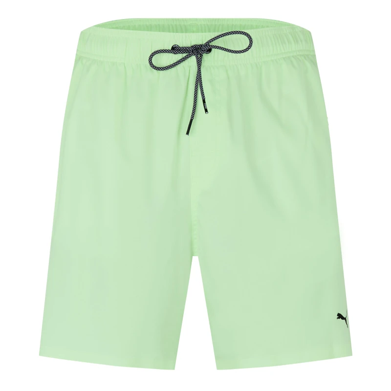 Image of Puma Length Swim Shorts Mens - Yellow Yellow XS