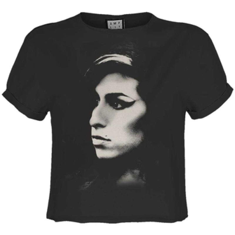 Image of Amplified Mens Tonal Pose Amy Winehouse T-Shirt in Charcoal Size: XS Charcoal Male XS