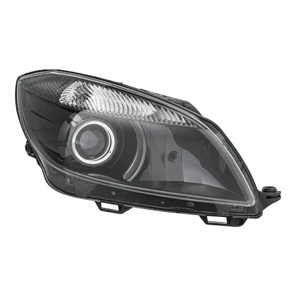 Image of HELLA Headlights Right 1EL 010 417-501 Headlamp,Headlight SKODA,Fabia II Schrgheck (542),Fabia II Combi (545),ROOMSTER (5J),ROOMSTER Praktik (5J)