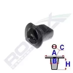 Image of ROMIX Clip, trim-/protection strip 16304 SKODA,Octavia I Combi (1U5),OCTAVIA (1U2)