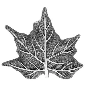 Image of Maple Leaf Vase Gunmetal Small