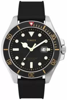 Image of Timex TW2V27200 Harborside Coast Black Silicone Strap Watch