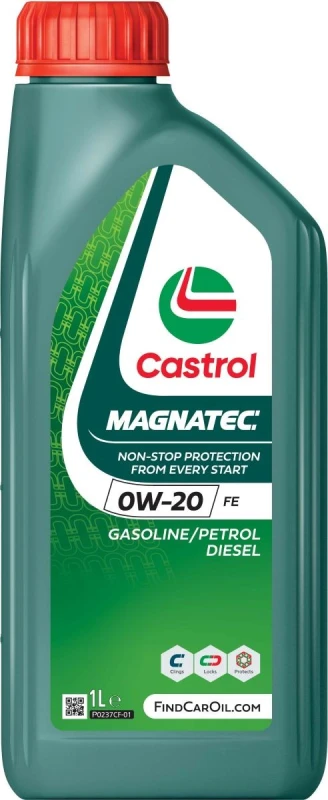 Image of Castrol 1608A6 Engine oil Castrol Magnatec 0W-20 FE Capacity: 1l Engine Oil (1862)