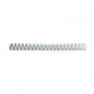 Image of Original Acco GBC Binding Comb 19mm A4 21 Ring White Pack of 100