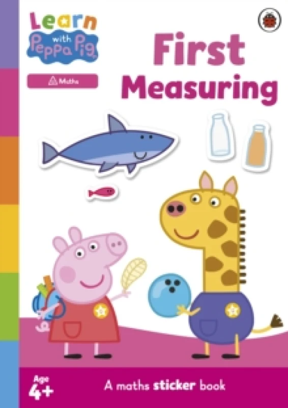 Image of Learn with Peppa: First Measuring sticker activity book Paperback / softback