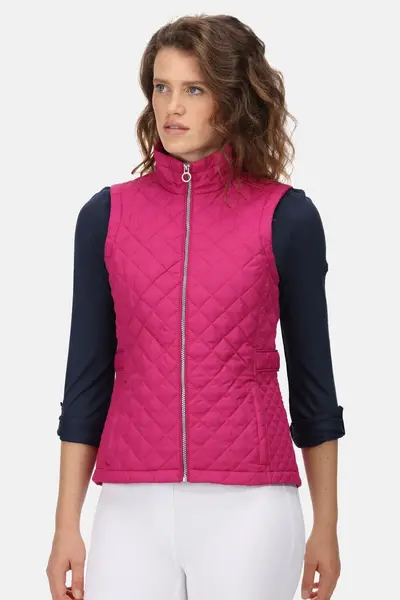 Image of Regatta 'Charleigh' Insulated Quilted Bodywarmer Pink