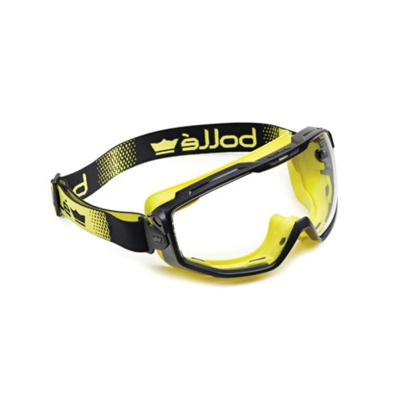 Image of Bolle Bolle Universal Goggle Vented Clear Lens Yellow/Black One Size BOUNIVGN10W BOUNIVGN10W