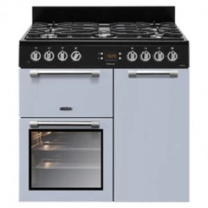 Image of Leisure CK90F232B 90cm COOKMASTER Dual Fuel Range Cooker in Blue