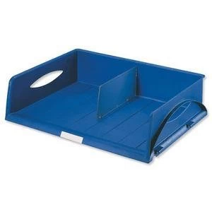 Image of Original Leitz Jumbo Letter Tray Blue