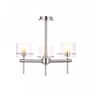 Image of Spa Gene 2 Light Bathroom Wall Light Chrome