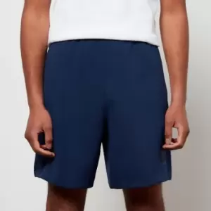 Image of Armani Exchange Mens Stretch Terry Shorts - Navy Blazer - M