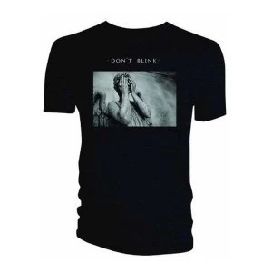 Image of Doctor Who - Weeping Angel Album Don't Blink Womens Large T-Shirt - Black