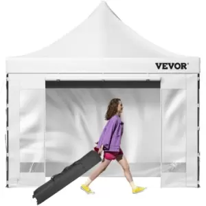 Image of 10 x 10ft Pop Up Canopy Tent, Outdoor Patio Gazebo Tent with Removable Sidewalls and Wheeled Bag, uv Resistant Waterproof Instant Gazebo Shelter for