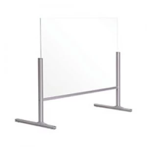 Image of Bi-Office Acrylic Balcony Desk Panel 1000 x 850 mm