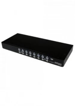 Image of StarTech 16 Port 1U Rack Mount USB KVM Switch with OSD