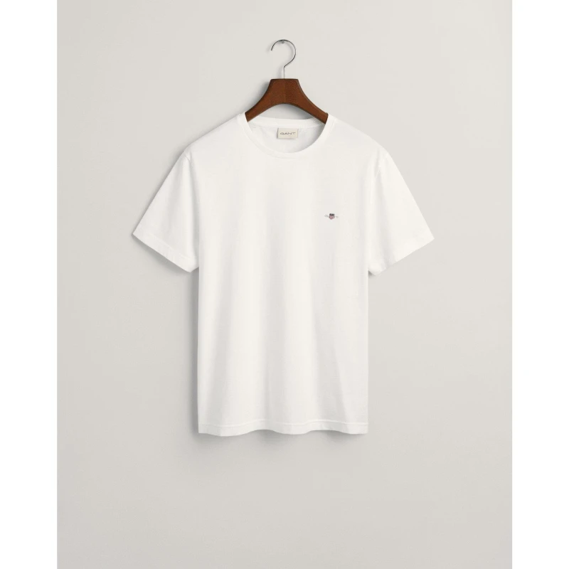 Image of Gant Regular Shield T-Shirt White 4XL