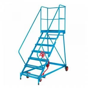 Image of Fort Easy Slope Platform Steps Powder Coated 4 Tread MS9104M