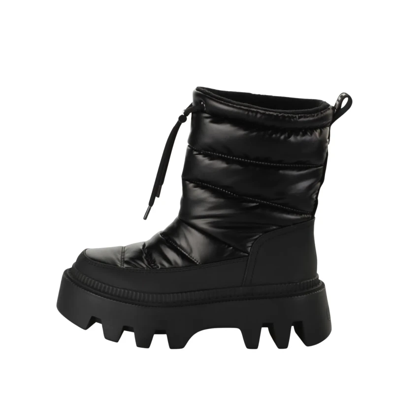 Image of Buffalo Womens boots Buffalo Flora Puffer Boot - Vegan Nylon Noir Female 41