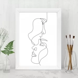 Image of BC99386070 Multicolor Decorative Framed MDF Painting