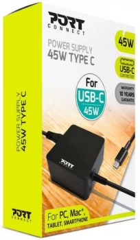 Image of Port Connect 45W Type C UK Power Supply