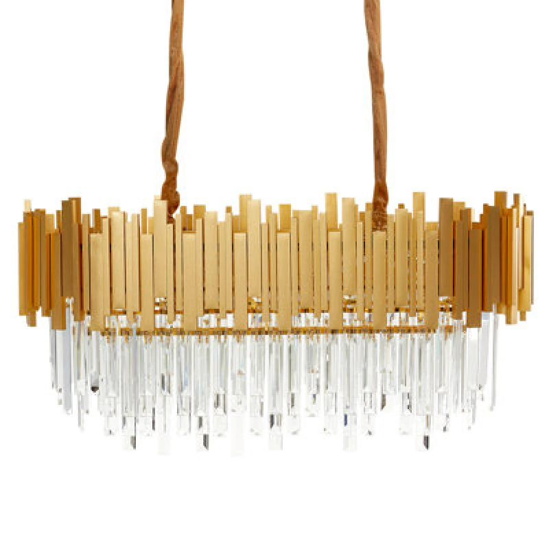 Image of Beliani Chandelier Garcia Metal Gold