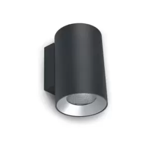 Image of Leds-C4 Cosmos - LED Outdoor Medium Wall Light Urban Grey IP55