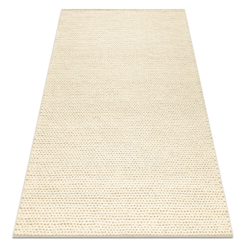 Image of RugsX Wool Carpet Tahar 99004B Cream - Hand-Woven Loop, Uniform 160X240 Cm