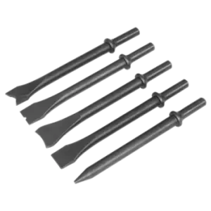 Image of Sealey Air Hammer Chisel Set 5pc 170mm .401" Shank
