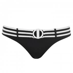 Image of Seafolly Belted Bikini Briefs - Black