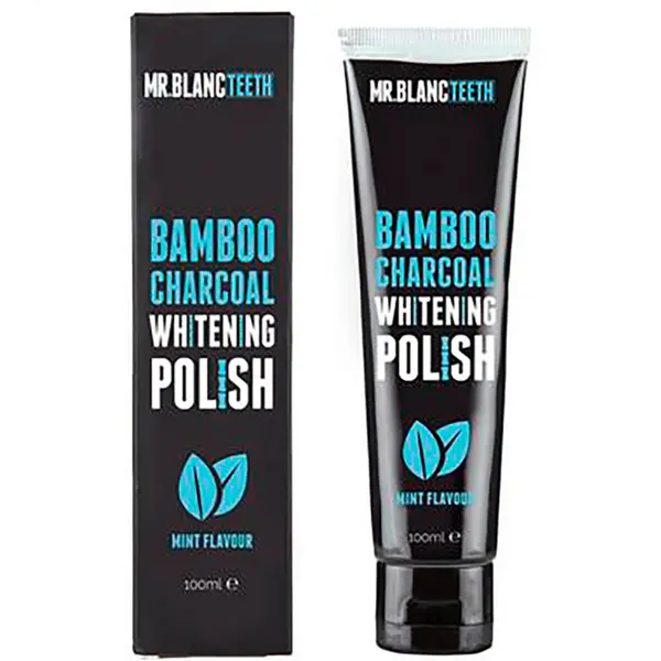 Image of Mr Blanc Teeth Bamboo Charcoal Whitening Tooth Polish 100ml