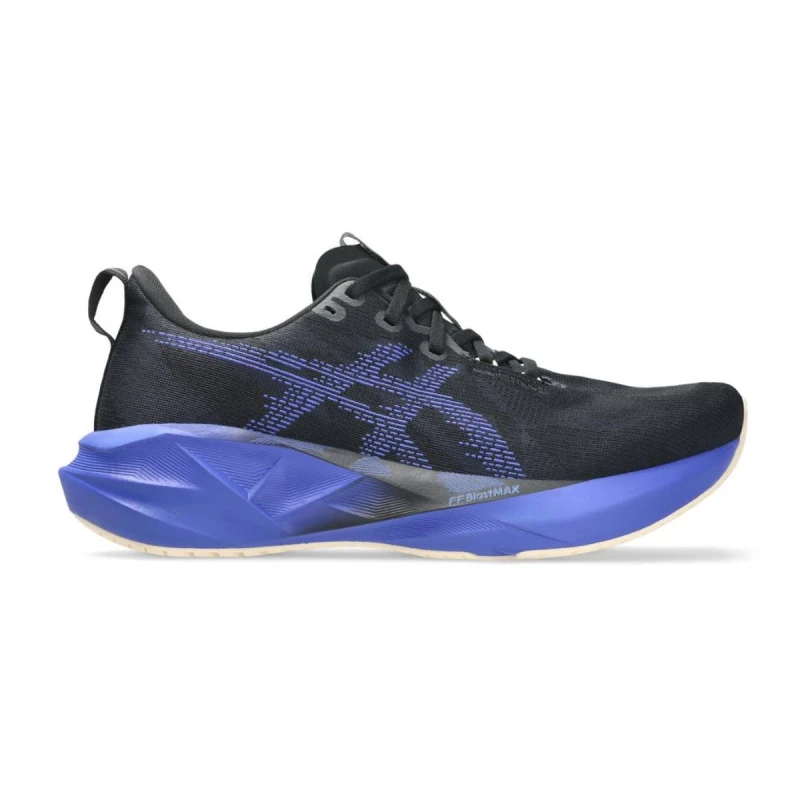 Image of ASICS Novablast 5 Shoes Black Blue SS26, Size 42,5 - EUR