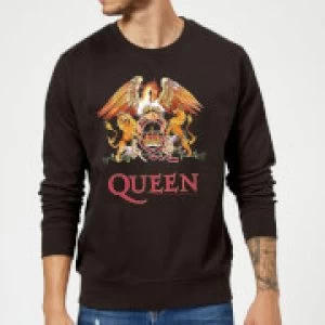 Image of Queen Crest Sweatshirt - Black - M