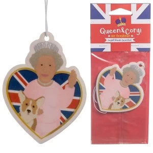 Image of Royal Bloom Scented Queen and Corgi (Pack Of 6) Air Freshener