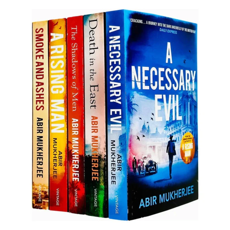 Image of Wyndham And Banerjee Series 5 Collection By Abir Mukherjee Calcutta Police Mysteries Abir Mukherjee,A Necessary Evil Books