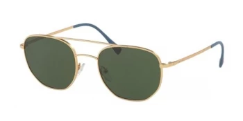Image of Prada Sport PS56SS Sunglasses Matte Gold 1BK1I0 53mm