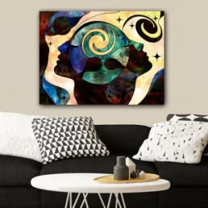Image of 1005982012_70100 Multicolor Decorative Canvas Painting