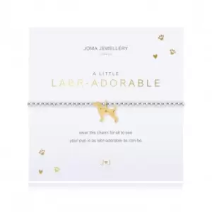 Image of A Little Labradorable Silver 17.5cm Stretch Bracelet 4300