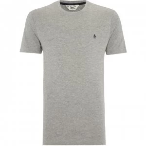 Image of Original Penguin Short Sleeve Crew Neck T Shirt - Grey