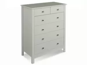 Image of Furniture To Go Florence Soft Grey 42 Chest of Drawers Flat Packed