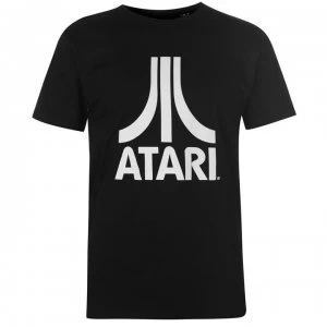Image of Atari Atari Classic Logo T Shirt - Black/White