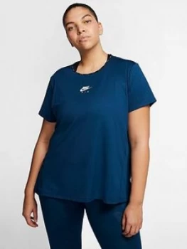Image of Nike Air T-Shirt (Curve) - Valerian Blue
