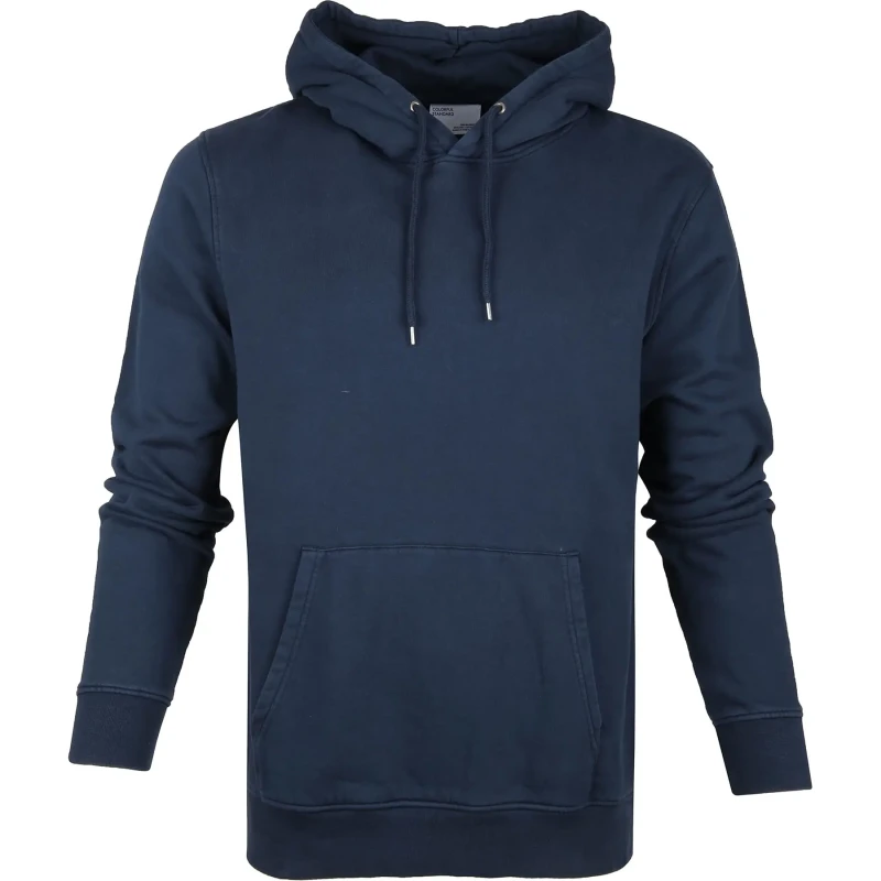 Image of Colorful Standard Hoodie Colorful Standard Classic Organic navy blue Bleu Unisex XS